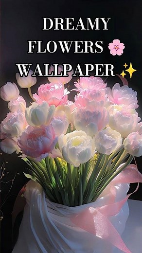 🌸 Dreamy Flower Wallpaper 🌊✨ | Beautiful 4K Aesthetic #shorts #trendingshorts #viral