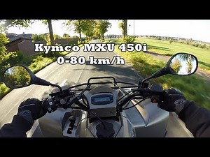 Kymco MXU 450i 0-80 km/h