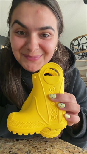 The cutest rain boots ever #crocs #rainboots #crocrainboots