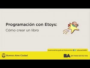 Etoys: cómo crear un libro