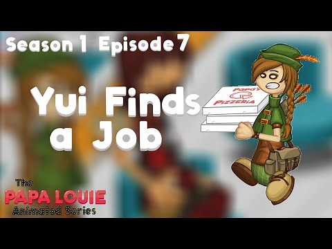The Papa Louie Animated Series| S1 E7: Yui Finds a Job