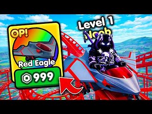 Starting Over as NOOB with OP SECRET in +1 Highest Roller Coaster! (Roblox)