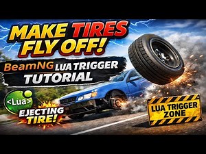 BeamNG Tutorial: LUA Trigger That Removes a Vehicle Tire