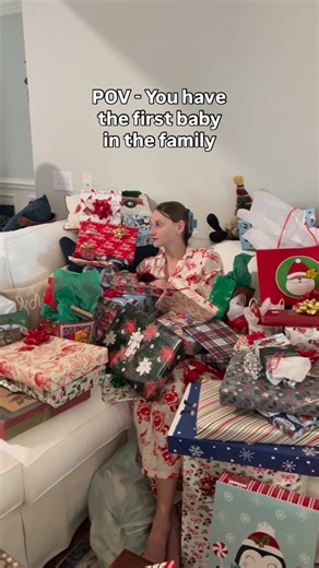 Lindsay on Instagram: "Baby Ford has no idea what kind of family he was born into 😂 Nana made sure his 1st Christmas was a banger"