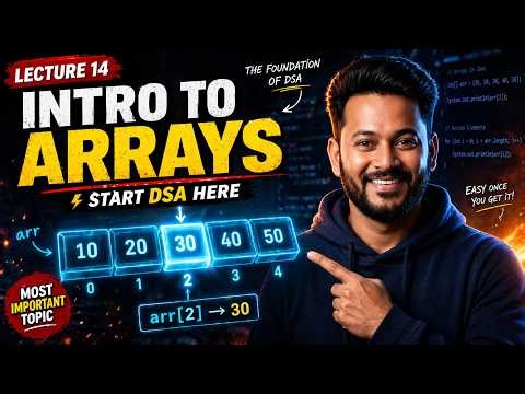 Lecture 14 :Mastering Complete Arrays in DSA in Java | DSA by Genie Ashwani