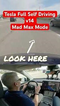 One Hour+ Full Self Driving V14 Test. Mad Max Mode, Lawbreaking and More!
