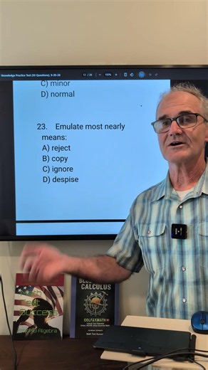 ASVAB/PiCAT Word Knowledge, Egregious, Emulate