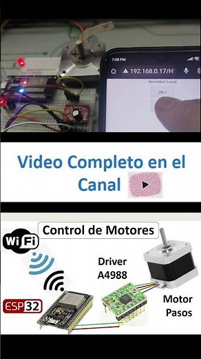 Motor de Paso vía WiFi - Driver A4988