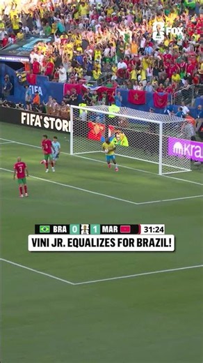 VINI JR. SCORES BRAZIL'S FIRST GOAL OF THE 2026 FIFA WORLD CUP! 🇧🇷