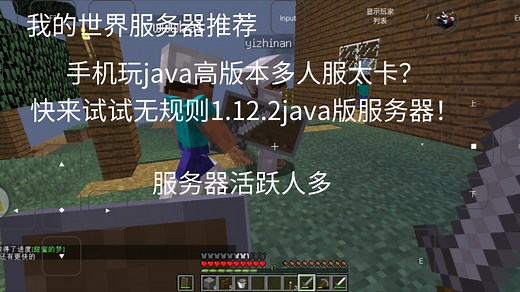 【JAVA服务器推荐】我的世界无规则java版服务器,1.12.2版本,人多活跃
