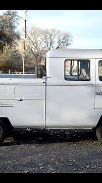 1968 Volkswagen Truck Double Cab Walk-around Video