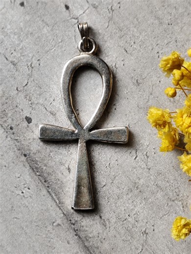 Egyptian Ankh Cross Pendant - Etsy
