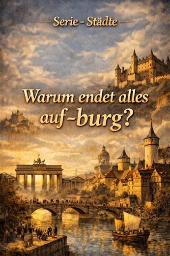 The secret meaning of "-burg" in city names! #historyofgermany #cityhistory