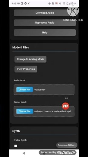 How to make Radioup v1 audio
