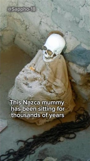 Open tombs, frozen in time… Nazca’s mystery awaits. #history #mummies #art