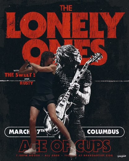 COLUMBUS OHIO! DONT SWING AND MISS! ILL SEE YA THERE TIX IN THE BIO | The Lonely Ones