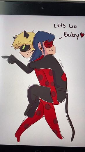 Adorable Miraculous Ladybug Fanart Comic featuring Ladynoir