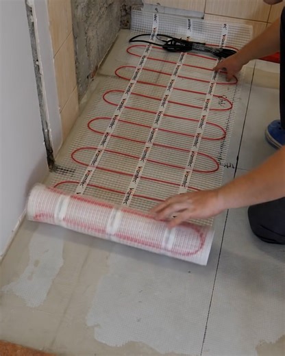 154K views · 450 reactions | Electric Floor Heating Installation | DIY & Crafts | Facebook