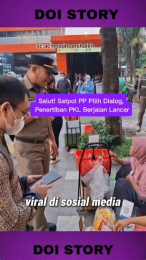 Kudos! Public Order Officers Choose Dialogue, Street Vendor Clearance Goes Smoothly #viralvideo #...