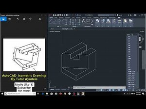 Isometric Projection with AutoCAD