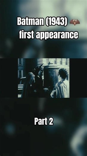 The 1943 Batman is the #very #first #time #batman appeared in a #liveaction #production/#movieclips