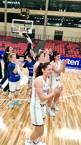 Our 🇮🇱🏀basketballers celebrating an overtime win over Ireland in a Eurobasket qualifier. So proud of them all!! 💙🤍💙🤍💙🤍 | Follow Team Israel