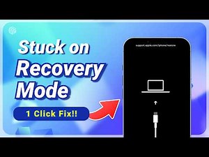 How to Fix iPhone Stuck on Recovery Mode in 10 Seconds! | Exit Recovery Mode with 1 Click