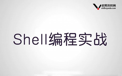 Shell编程实战丨老男孩IT教育