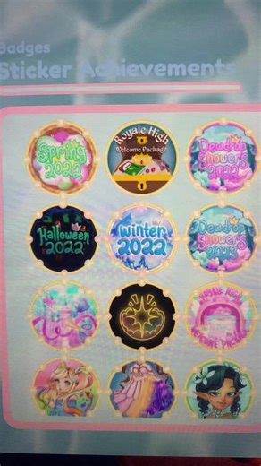 Mis Badges de Royal High en Roblox