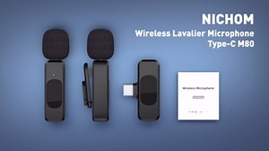 USB C Wireless Lavalier Microphone for Type-C,Android Phone,PC,Mini Mic with Noise Reduction,Lapel Microphone for Video,Interviews,Live Streaming,TikTok,YouTube,2Pack (for iPhone 15 and Above)