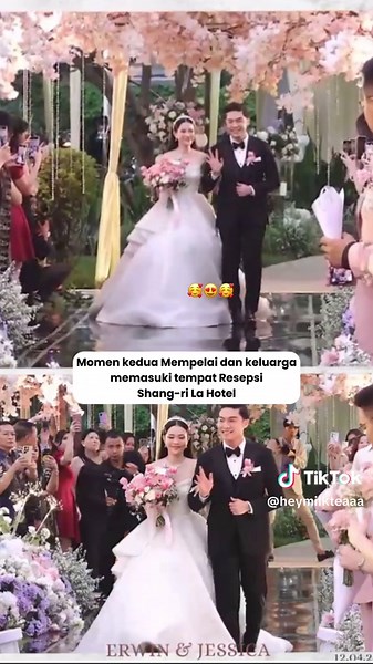 resepsi erwin dan jessica jane #jessicajane99 #erwinphang #weddingday #resepsi #siscakohl #jessnolimit999 #viraltiktok #foryoupage #viral #fypシ゚