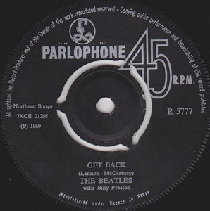 The Beatles With Billy Preston - Get Back