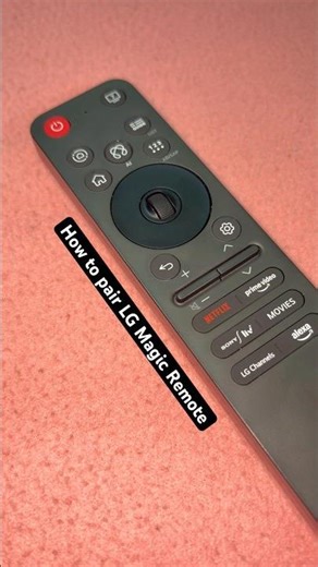 How to pair LG Magic Remote | LG OLED & QNED TV Remote Pairing 🔥