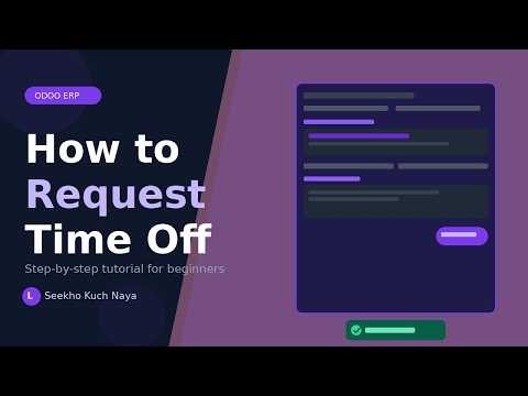 How to Request Time Off in Odoo ERP (Step-by-Step Guide)