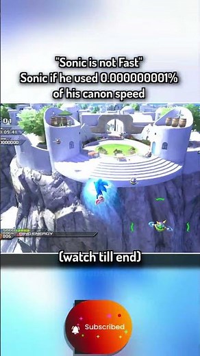 Who Said Sonic is Not The Fastest Thing Alive ! #sonic #sonicthehedgehog #sonicunleashed