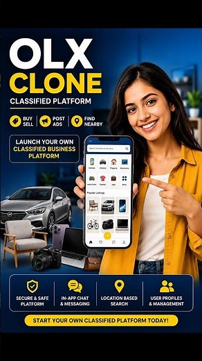 Make Your Mark in the Classified World with Our OLX Clone Script #ClassifiedMarketplace #AppLikeOLX