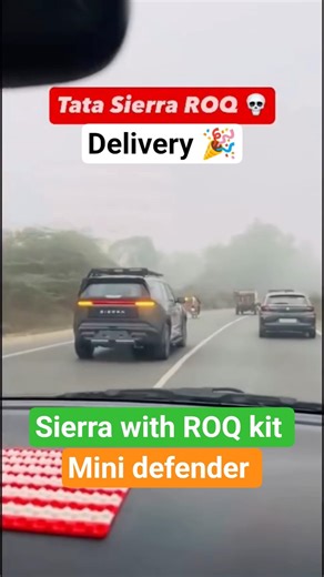 Tata Sierra Delivery with ROQ kit| enhance with ladder and carrier| mini defender #tatasierra #tata