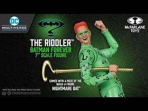 NEW DC Multiverse™ Batman Forever™ (Movie): The Riddler™ 7" Scale Figure | Action Figure Showcase