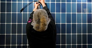 Major solar panel plant opens in US amid backdrop of industry worries about low-priced Asian imports