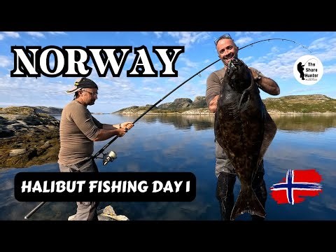 Norway Beach Fishing, Day 1 Halibut Fishing.The Shore hunter 4K