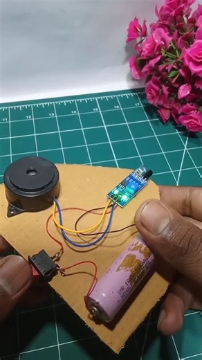 Smart Sensor Alarm Project 🔔 | Electronics Project #Shorts