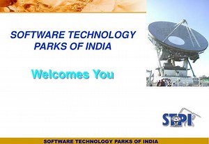 SOFTWARE TECHNOLOGY PARKS OF INDIA - SlideServe