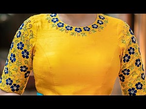 aari work for beginners | aari work blouse designs | aari leaf filling stitch | aari class | #293