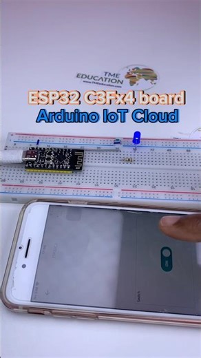 ESP32 C3Fx4 board & IoT Cloud - Home Automation #homeautomation #esp32 #iot @TMEEducation