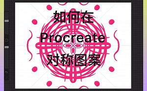 【ipad绘图】+如何用Procreate画出对称的图案！68元的超级好用软件！
