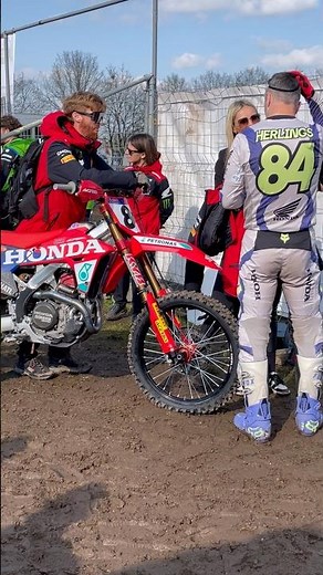 Tb to Jeffrey Herlings Dutch MX Nationals Parc Ferme Oss 2026 #jeffreyherlings #crf450r #crf450