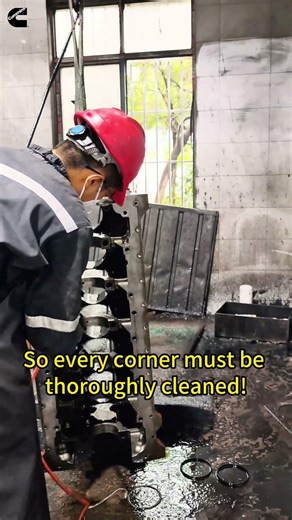 Cummins X15 Diesel Engine Repaired and Cleaned | Professional Engine Workshop