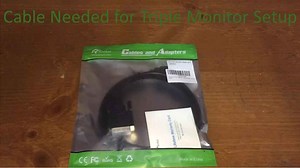 DVI-D to HDMI cable unboxing and review