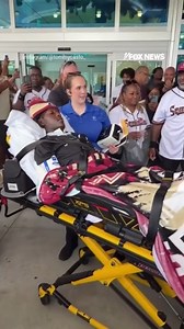 'REMARKABLE MILESTONE': Teammates surrounded Florida State football player Ethan Pritchard as he was released from a hospital after being shot in the head in August. The freshman linebacker will continue his recovery at a rehabilitation center in Jacksonville. | Fox News
