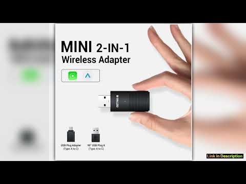 Mini Wireless CarPlay Adapter Car Play Dongle Bluetooth WiFi Fast Connect Plug and Play for OEM Wir